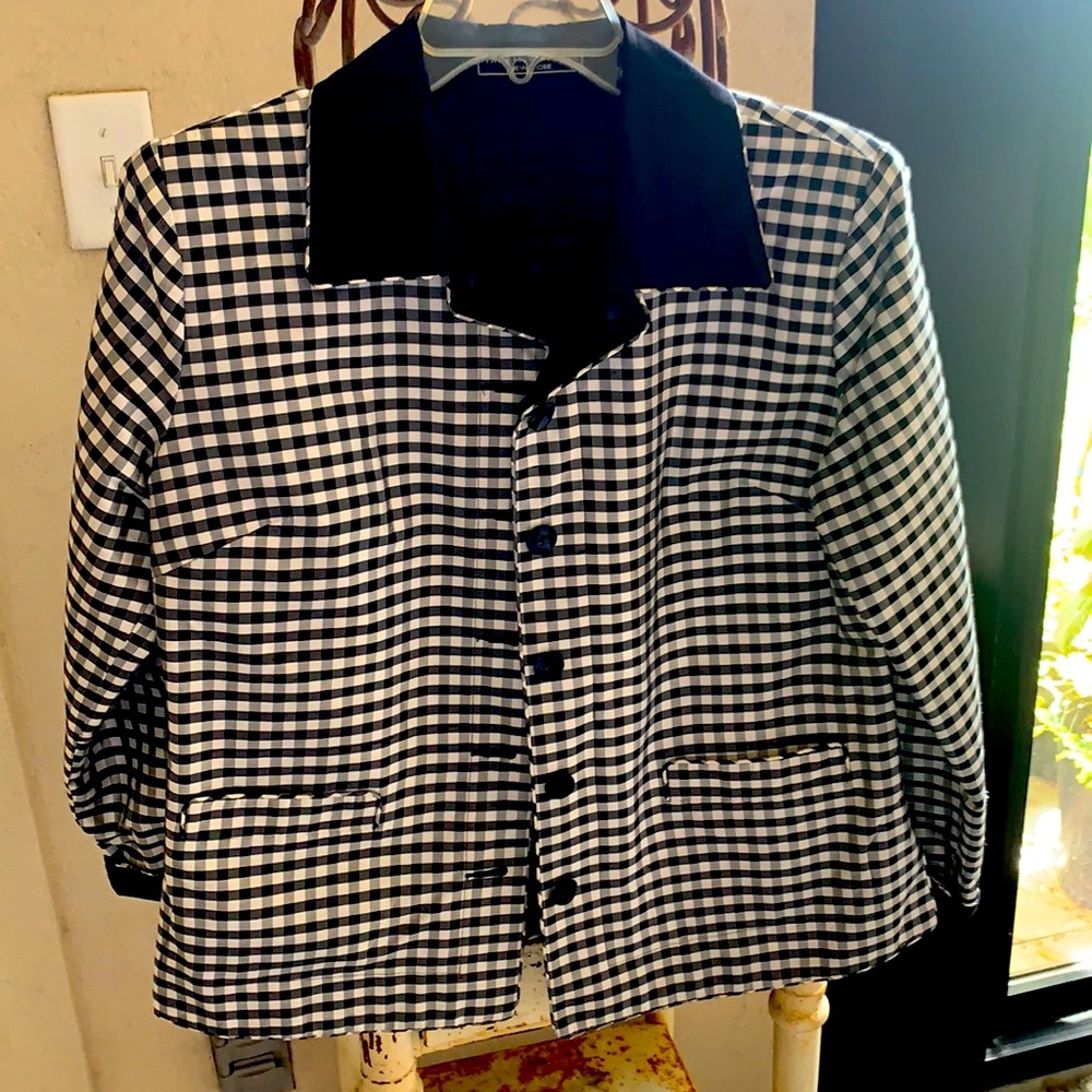 Harris Wallace reversible silk jacket